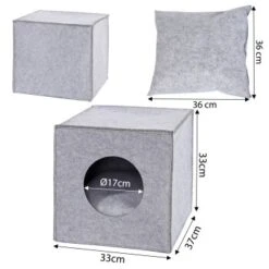 Lionto Katzenhöhle Aus Filz + Kissen - Regalhöhle Hellgrau -Tierbedarf Geschäft 0036ad3586b9e5b8aa1bb1f52a56e5965826010c 1657087 de DE 2b68111a4f546f7cced3383cb08d3c588e71ff66KPpA0Q
