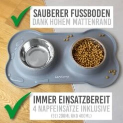KaraLuna Napfunterlage Mit 4 Näpfen Grau 0,2 Cm³ -Tierbedarf Geschäft 10d1a3111e4071b54f638cce8f5248c568989729 1407482 de DE da30ac3a7c1a38c0de7dce7b66abeaee954c5d7dcJtQne