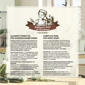 Betty's Landhausküche Wild & Geflügel 6 X 800g Für Hund 7 Betty's Landhausküche Wild & Geflügel 6 X 800g Für Hund – Bild 5