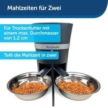 PetSafe Futterteiler Mit Schüssel Für 2 Haustiere 6 PetSafe Futterteiler Mit Schüssel Für 2 Haustiere – Bild 4
