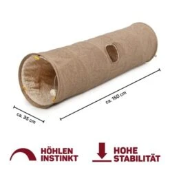 Canadian Cat Company Katzentunnel XXL Mit Kuschelfell Beige -Tierbedarf Geschäft 1bfe10c9a8ffe48be72f23f669a00ba28e57f518 1394215 de DE e2c77ac41c770f9e3554c549cf1a4af7c6ffd59dl9MO1S