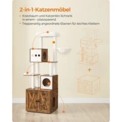 FEANDREA Kratzbaum 185cm Mit Katzenklo-Schrank Vintagebraun Braun -Tierbedarf Geschäft 1fb368bc8bf0e694ec4c2a46b77c099a8b9e3c58 1666851 de DE 648943dfb48fa5478cd15011a659a64224f4aae54j3g0e