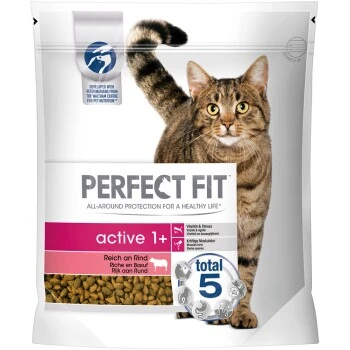 PERFECT FIT Active 1+ Mit Rind 5x1,4 Kg 4 PERFECT FIT Active 1+ Mit Rind 5x1,4 Kg – Bild 2