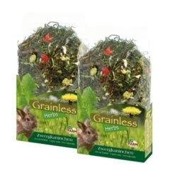 JR Farm Grainless Herbs Zwergkaninchen 3x400 G