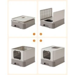 FEANDREA Katzentoilette, Mit Deckel Grau 18 FEANDREA Katzentoilette, Mit Deckel Grau -Tierbedarf Geschäft 2703b305d5c36e1141217c217773ff66ad8cdc69 1483585 de DE 456ec3b0dbbdd29473db00470ffd1df78cfab407GzSfkg