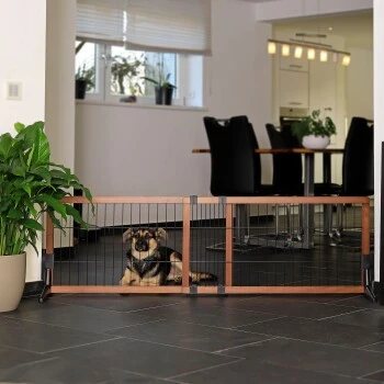 Lionto Absperrgitter, Hundeschutzgitter 4 Lionto Absperrgitter, Hundeschutzgitter – Bild 2