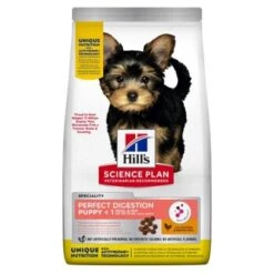 Ausgewählte Produkte 1 Hill's Science Plan Perfect Digestion Puppy Small & Mini Mit Huhn Und Reis 1,5 Kg