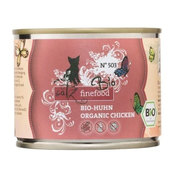 Catz Finefood Bio 6x200g No. 503 Huhn 3 Catz Finefood Bio 6x200g No. 503 Huhn
