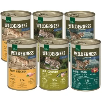 REAL NATURE Wilderness Adult Mixpaket 6x400g Mixpaket 2 3 REAL NATURE Wilderness Adult Mixpaket 6x400g Mixpaket 2