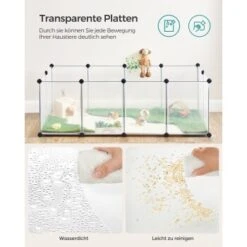 SONGMICS 2er Set XL Freigehege Mit Bodenplatten Weiß -Tierbedarf Geschäft 69048c05a95ececcb66a644006e23c744560e5ee 1651632 de DE 5e9cb8cebe74996a0661863191201f77dd13173d3vdsLF