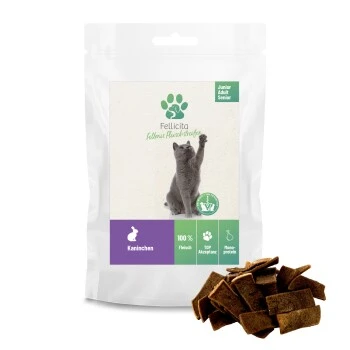 Fellicita Kaninchen Fleischstreifen 6x 50g Fellonis Katzensnacks 3 Fellicita Kaninchen Fleischstreifen 6x 50g Fellonis Katzensnacks