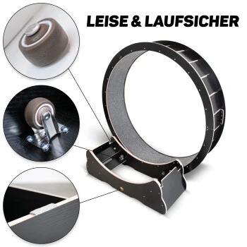 Canadian Cat Company Katzenlaufrad Aus Holz L Schwarz 7 Canadian Cat Company Katzenlaufrad Aus Holz L Schwarz – Bild 5