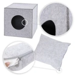 Lionto Katzenhöhle Aus Filz + Kissen - Regalhöhle Hellgrau -Tierbedarf Geschäft 6e0643927846824ceee275749bce7b9d4904b95b 1657087 de DE dfa15b7ed9535d6d02496ce8bc5da43f80e81d13GWlv0l