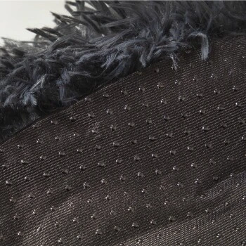 Wallace & Jones Plüschbett Sarnia XL Grau 5 Wallace & Jones Plüschbett Sarnia XL Grau – Bild 3