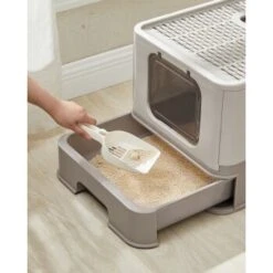 FEANDREA Katzentoilette, Mit Deckel Grau 13 FEANDREA Katzentoilette, Mit Deckel Grau -Tierbedarf Geschäft 7213786623965af89350ce0408ea52ff7fdea55b 1483585 de DE 5d09f805a6dc5d9d3faef4dd2377e18e02e48487MqAEw2