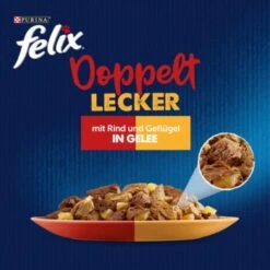 Felix Doppelt Lecker Rind & Geflügel 26x85 G -Tierbedarf Geschäft 7b0083c6a286447de3d5d99083b1bb04679c8d8b f6fde4d37904e6d461eb34c23ef65f06b618a21b