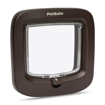 PetSafe Katzenklappe Mit Manueller Verriegelung, Braun 3 PetSafe Katzenklappe Mit Manueller Verriegelung, Braun
