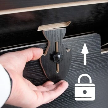 Canadian Cat Company Katzenlaufrad Aus Holz L Schwarz 9 Canadian Cat Company Katzenlaufrad Aus Holz L Schwarz – Bild 7