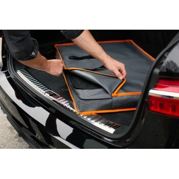 Knuffelwuff Faltbare Hundebox Auto Transportbox Mit Aluminiumgestell Für Den Kofferraum M 4 Knuffelwuff Faltbare Hundebox Auto Transportbox Mit Aluminiumgestell Für Den Kofferraum M – Bild 2