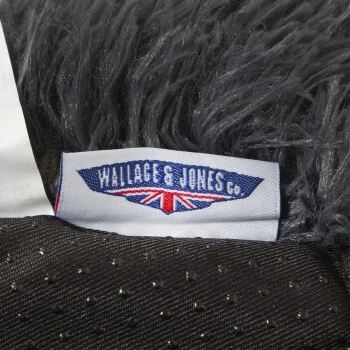 Wallace & Jones Plüschbett Sarnia XL Grau 6 Wallace & Jones Plüschbett Sarnia XL Grau – Bild 4