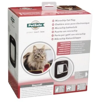 PetSafe Mikrochip-Katzenklappe, Braun 10 PetSafe Mikrochip-Katzenklappe, Braun – Bild 8