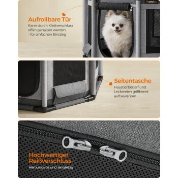 FEANDREA M Welpenauslauf Oxford-Gewebe 72 Cm, 72 Cm, 43 Cm 6 FEANDREA M Welpenauslauf Oxford-Gewebe 72 Cm, 72 Cm, 43 Cm – Bild 4