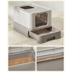 FEANDREA Katzentoilette, Mit Deckel Grau 14 FEANDREA Katzentoilette, Mit Deckel Grau -Tierbedarf Geschäft aadb0682e1c4ccf6377aea8ab1927ece46913240 1483585 de DE 41ec3e3236c931a56a984e3ffa71f02aefb53fdeKINKbQ