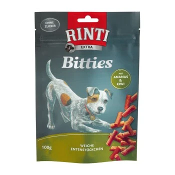RINTI Bitties 12x100g Ente Mit Ananas & Kiwi 3 RINTI Bitties 12x100g Ente Mit Ananas & Kiwi