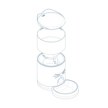 Catit Pixi Smart Futterautomat 10 Catit Pixi Smart Futterautomat – Bild 8