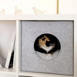 Lionto Katzenhöhle Aus Filz + Kissen - Regalhöhle Hellgrau -Tierbedarf Geschäft ba38cb426515f287554cca1376691e8fc1f2c06c 1657087 de DE 1787a06f3e708c0b40c07cda94f11d1c11828f21AhrPBZ