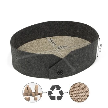 Canadian Cat Company Filzbett Owen Ersatzpappe 9 Canadian Cat Company Filzbett Owen Ersatzpappe – Bild 7