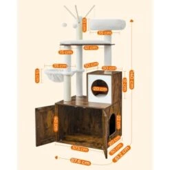 FEANDREA Kratzbaum Mit Katzentoilette Braun Braun -Tierbedarf Geschäft d50d450fc1e10f13a9603e4b6fa5efb27058367a 1483588 de DE e8ebd17f283e8ea5a5b5322b4bc3d926e00fd49aDJoCZv