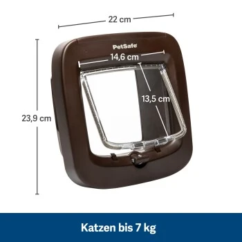 PetSafe Mikrochip-Katzenklappe, Braun 8 PetSafe Mikrochip-Katzenklappe, Braun – Bild 6