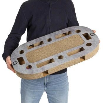 Canadian Cat Company Katzenspielplatz PlayPlate L Hellgrau 8 Canadian Cat Company Katzenspielplatz PlayPlate L Hellgrau – Bild 6